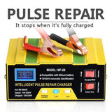 Automatski punjač akumulatora 12 V/24 V sa ekranom