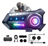 Bluetooth moto-komunikator za kacigu sa FM radiom
