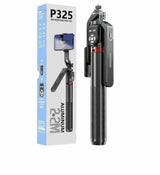 P325 Selfie Stick Stativ 360° Pan Tilt 2.2M Aluminijum
