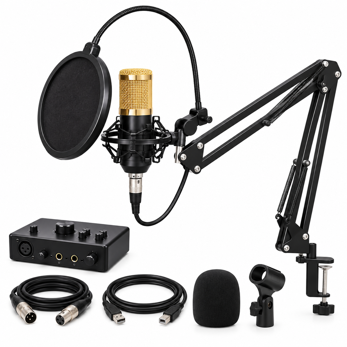 BM800 studijski mikrofon set