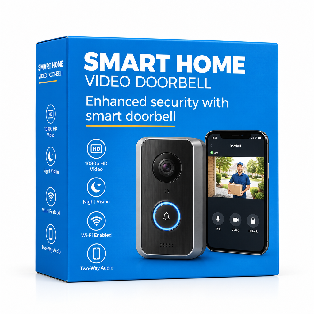 Smart Home Video Doorbell – Video Portafon sa Ekranom i Noćnim Vidom