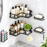 Corner Shower Caddy – Ugaona Polica za Tuš i Kupatilo (5-delni Set)