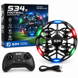 S34 Football Quadcopter – Dron u obliku fudbalske lopte sa LED svetlima