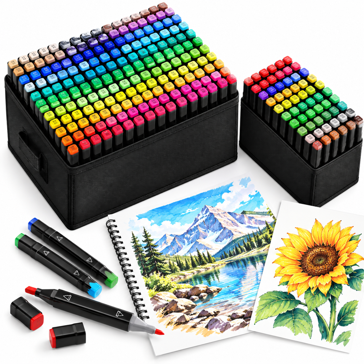 Profesionalni set markera u koferu – 168 boja