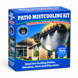 Patio Mist Cooling Kit 10m – Profesionalni Sistem za Hlađenje Vodena Magla