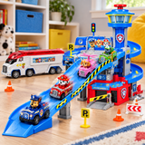 Paw Patrol parking i trkačka staza sa vozilima