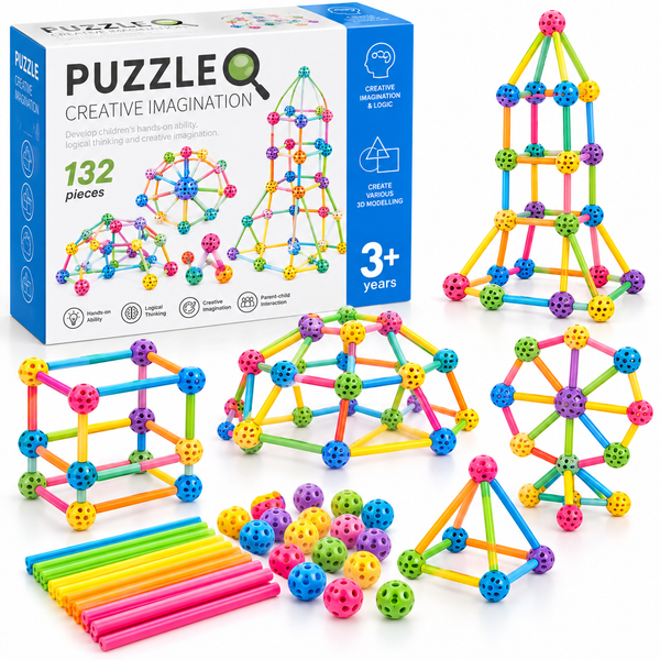 Kreativni konstruktor Puzzle – 132 dela