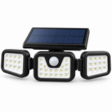 Solarni LED reflektor sa tri podesive glave i senzorom