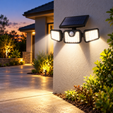 Solarni LED reflektor sa tri podesive glave i senzorom
