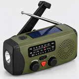 Prenosivi radio sa solarnim panelom i ručicom