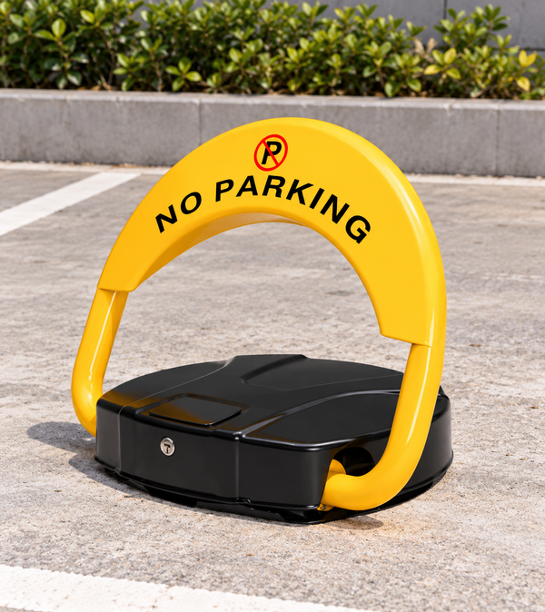 Žuta parking barijera sa daljinskim upravljanjem