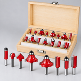 Set glodala za drvo 6 mm u drvenoj kutiji