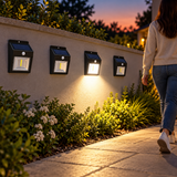 YF-801 solarne PIR zidne lampe – set 4 komada